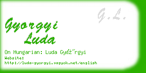 gyorgyi luda business card